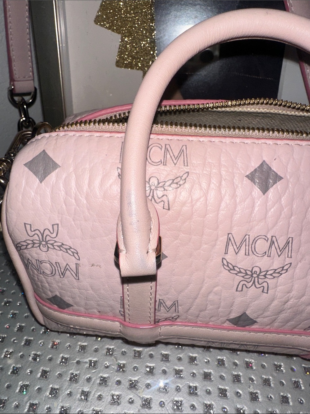 MCM Visetos Delmy Boston Bag - Picture 4 of 16